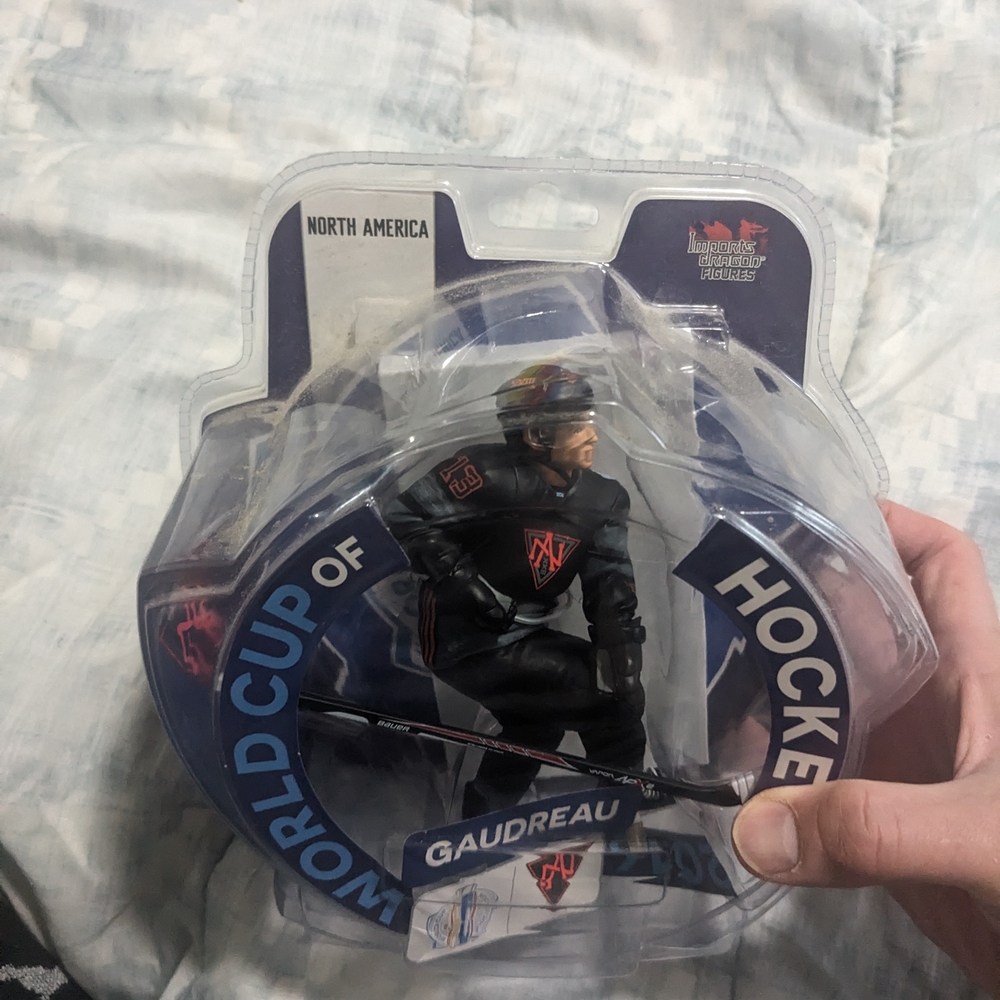 RARE Johnny Gaurdeau North America World Cup of Hockey Figure from Dragon Import